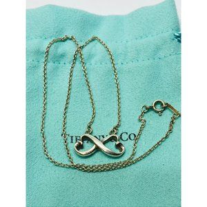 SOLD! Tiffany & Co Paloma Picasso Double Loving Heart Infinity Necklace Pendant